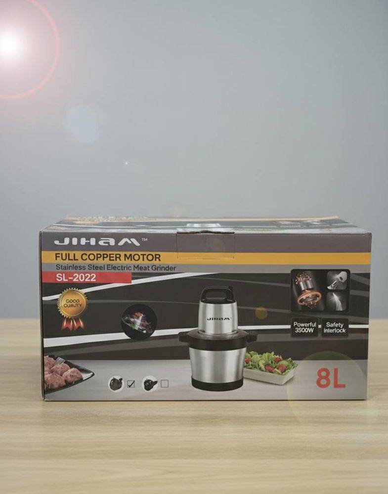 مطحنة اللحم الكهربائية 8 لتر من JIHA_thumbnail_0